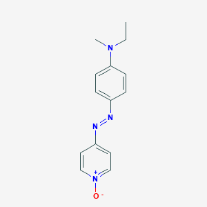 molecular formula C14H16N4O B081585 N-ethyl-N-methyl-4-[(1-oxidopyridin-1-ium-4-yl)diazenyl]aniline CAS No. 14551-09-8
