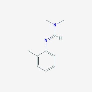 molecular formula C10H14N2 B081598 Methanimidamide, N,N-dimethyl-N'-(2-methylphenyl)- CAS No. 10278-71-4