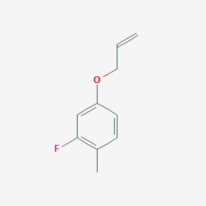 molecular formula C10H11FO B8161600 2-Fluoro-1-methyl-4-(prop-2-en-1-yloxy)benzene 