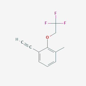 1-Ethynyl-3-methyl-2-(2,2,2-trifluoroethoxy)benzene