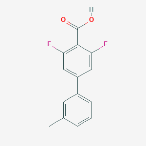 3,5-Difluoro-3'-methyl-[1,1'-biphenyl]-4-carboxylic acid