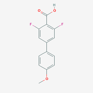 3,5-Difluoro-4'-methoxy-[1,1'-biphenyl]-4-carboxylic acid