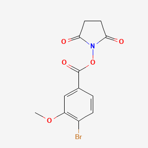 2,5-Dioxopyrrolidin-1-yl 4-bromo-3-methoxybenzoate