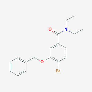 3-(Benzyloxy)-4-bromo-N,N-diethylbenzamide