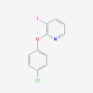 2-(4-Chlorophenoxy)-3-iodopyridine
