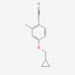4-(Cyclopropylmethoxy)-1-ethynyl-2-methylbenzene