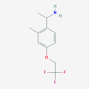 1-(2-Methyl-4-(2,2,2-trifluoroethoxy)phenyl)ethanamine