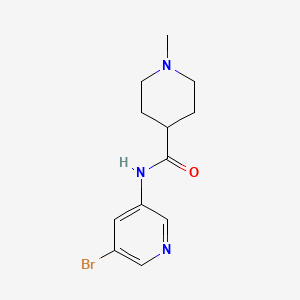 N-(5-bromopyridin-3-yl)-1-methylpiperidine-4-carboxamide