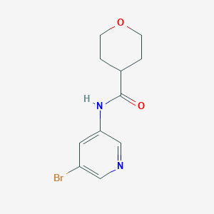 N-(5-Bromopyridin-3-yl)tetrahydro-2H-pyran-4-carboxamide