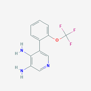 5-(2-(Trifluoromethoxy)phenyl)pyridine-3,4-diamine