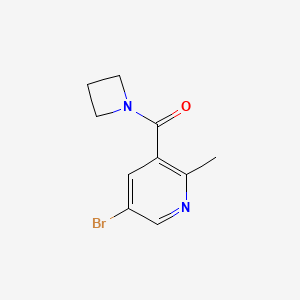 Azetidin-1-yl(5-bromo-2-methylpyridin-3-yl)methanone