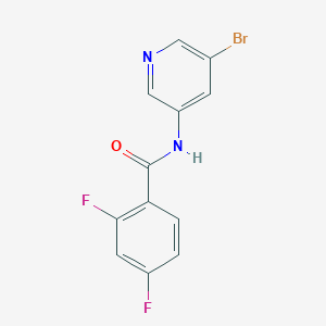 N-(5-bromopyridin-3-yl)-2,4-difluorobenzamide