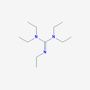 molecular formula C11H25N3 B081650 1,1,2,3,3-Pentaethylguanidine CAS No. 13439-89-9