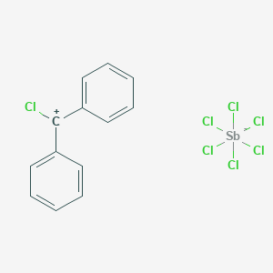 Methylium, chlorodiphenyl-, (OC-6-11)-hexachloroantimonate(1-)