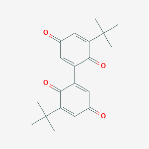 molecular formula C20H22O4 B081664 3,3'-Di-tert-butylbiphenyldiquinone-(2,5,2',5') CAS No. 14160-38-4