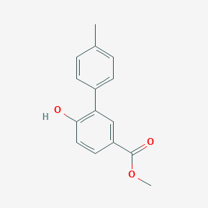 molecular formula C15H14O3 B8166529 Methyl 6-hydroxy-4'-methyl-[1,1'-biphenyl]-3-carboxylate 