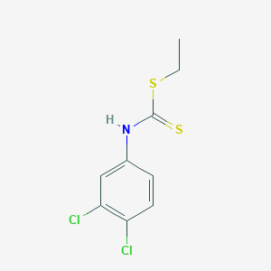 molecular formula C9H9Cl2NS2 B081674 ethyl N-(3,4-dichlorophenyl)carbamodithioate CAS No. 13037-37-1