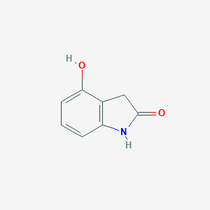 molecular formula C8H7NO2 B081680 4-Hydroxyindolin-2-one CAS No. 13402-55-6