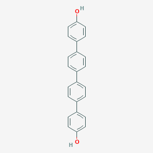 molecular formula C24H18O2 B081681 4-[4-[4-(4-Hydroxyphenyl)phenyl]phenyl]phenol CAS No. 10508-41-5