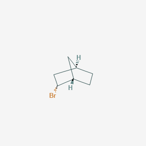 molecular formula C7H11Br B081686 Bicyclo[2.2.1]heptane, 2-bromo-, (1R,2S,4S)-rel-(9CI) CAS No. 13237-87-1