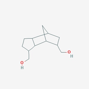 molecular formula C12H20O2 B081691 (1alpha,3aalpha,4alpha,6beta,7alpha,7aalpha)-Octahydro-4,7-methano-1H-indene-1,6-dimethanol CAS No. 14320-35-5