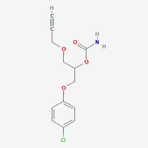 1-(4-Chlorophenoxy)-3-(2-propynyloxy)-2-propanol carbamate