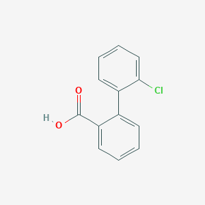 molecular formula C13H9ClO2 B081708 2'-Chloro-[1,1'-biphenyl]-2-carboxylic acid CAS No. 14498-95-4