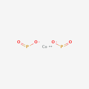 molecular formula CoO4P2 B081714 Cobalt hypophosphite CAS No. 14590-14-8