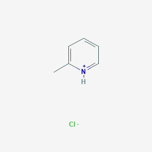 molecular formula C6H8ClN B081717 2-Methylpyridinium chloride CAS No. 14401-91-3