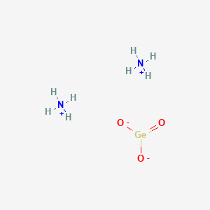 molecular formula GeH8N2O3 B081719 Diammonium germanate CAS No. 12183-63-0