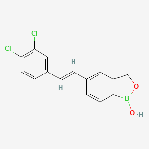 molecular formula C15H11BCl2O2 B8171997 And1-IN-1 