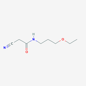 molecular formula C8H14N2O2 B081725 2-cyano-N-(3-ethoxypropyl)acetamide CAS No. 15029-47-7