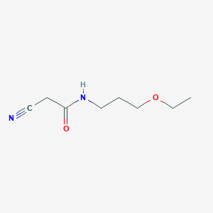 2-cyano-N-(3-ethoxypropyl)acetamide