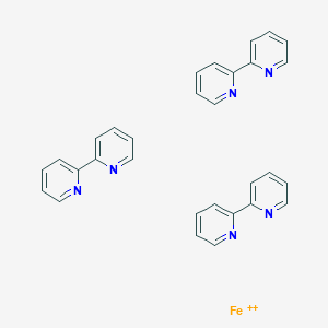 molecular formula C30H24FeN6O4S B081732 三(2,2'-联吡啶)铁(2+) CAS No. 14263-81-1
