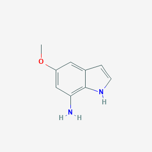 molecular formula C9H10N2O B081735 5-Methoxy-1H-indol-7-amine CAS No. 13838-47-6