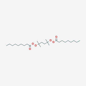 molecular formula C26H50O6 B081739 1,1,4,4-Tetramethyltetramethylene peroxynonanoate CAS No. 13052-07-8