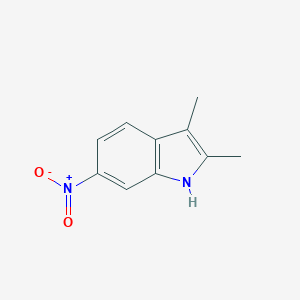 molecular formula C10H10N2O2 B081741 2,3-dimethyl-6-nitro-1H-indole CAS No. 13801-00-8