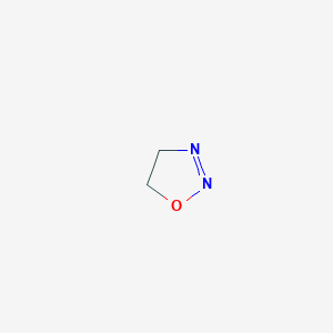 molecular formula C2H4N2O B081743 4,5-Dihydro-1,2,3-oxadiazole CAS No. 13589-37-2