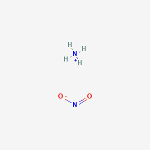 molecular formula H4N2O2 B081745 Nitrous acid, ammonium salt (1:1) CAS No. 13446-48-5