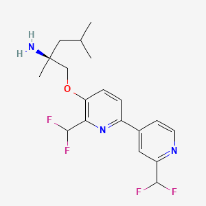 molecular formula C19H23F4N3O B8175935 BMS-986176 CAS No. 1815613-42-3