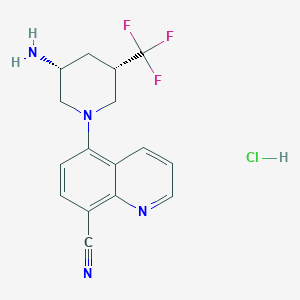 molecular formula C16H16ClF3N4 B8175992 Enpatoran hydrochloride 