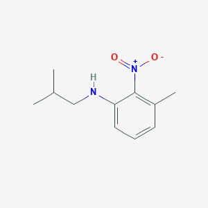 molecular formula C11H16N2O2 B8176476 N-Isobutyl-3-methyl-2-nitroaniline 
