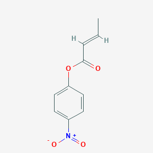 molecular formula C10H9NO4 B081765 2-Butenoic acid, 4-nitrophenyl ester, (E)- CAS No. 14617-88-0