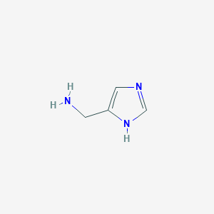 molecular formula C4H7N3 B081767 (1H-Imidazol-4-YL)methanamine CAS No. 13400-46-9