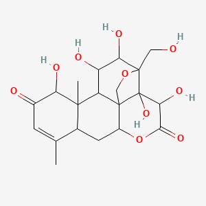 molecular formula C20H26O10 B8176930 yadanziolide A 