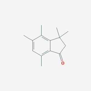 molecular formula C14H18O B081770 1H-Inden-1-one, 2,3-dihydro-3,3,4,5,7-pentamethyl- CAS No. 10425-83-9