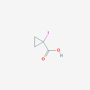 molecular formula C4H5IO2 B8177079 1-Iodocyclopropanecarboxylic Acid 