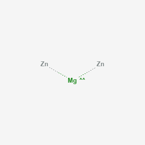 molecular formula MgZn2 B081772 Dizinc magnesium CAS No. 12032-47-2