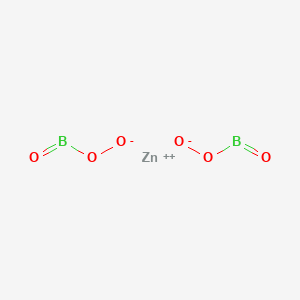 molecular formula B2O6Zn B081775 Zinc diperoxometaborate CAS No. 10380-06-0