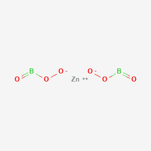 molecular formula B2O6Zn B081775 Zinc perborate CAS No. 10380-06-0
